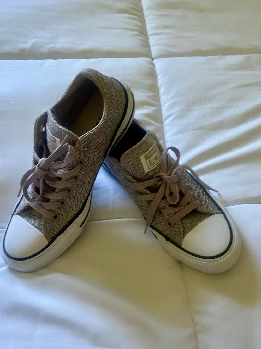Converse All Star Women's Low-Top Sneakers in Taupe